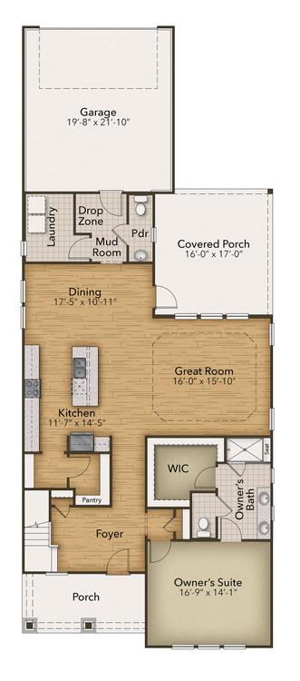 The Laguna New Home Floor Plan