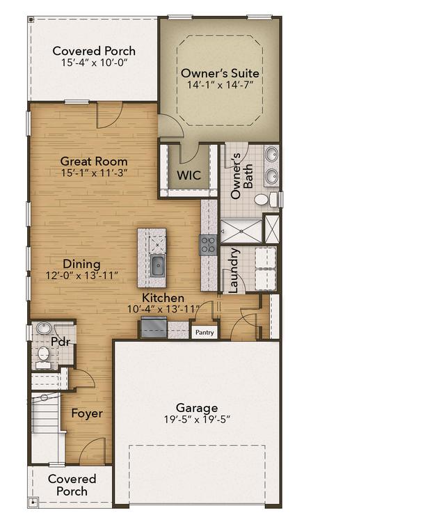 The Hibiscus New Home Floor Plan